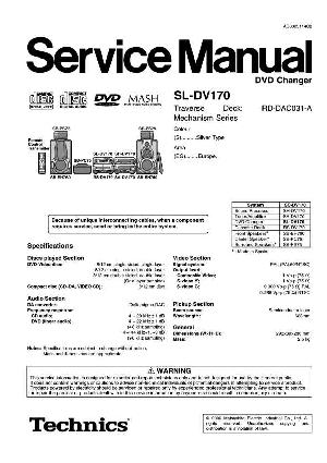 Service manual Technics SL-DV170 ― Manual-Shop.ru
