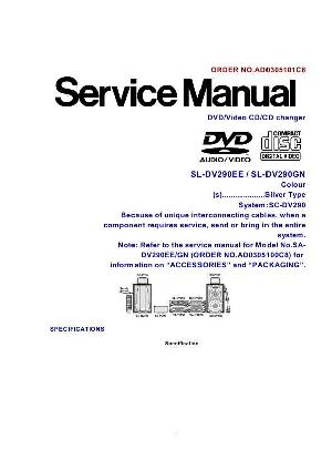 Сервисная инструкция Technics SL-DV290EE ― Manual-Shop.ru