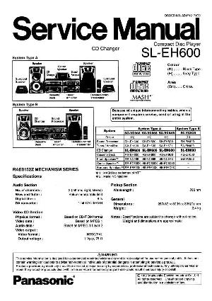 Сервисная инструкция Technics SL-EH600 ― Manual-Shop.ru