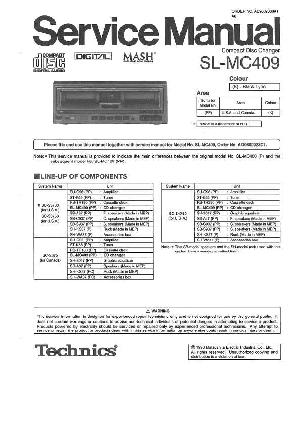 Сервисная инструкция Technics SL-MC409 ― Manual-Shop.ru