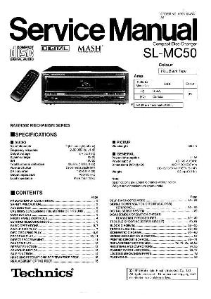 Сервисная инструкция Technics SL-MC50 ― Manual-Shop.ru