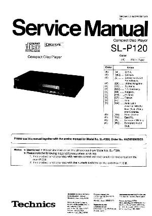 Сервисная инструкция Technics SL-P120, SL-P320 ― Manual-Shop.ru