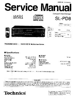 Service manual Technics SL-PD8 ― Manual-Shop.ru