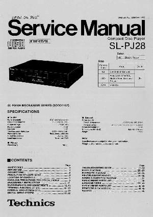 Service manual Technics SL-PJ28 ― Manual-Shop.ru