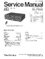 Service manual Technics SL-PS50