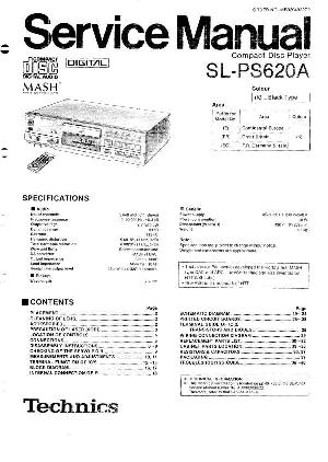 Сервисная инструкция Technics SL-PS620A ― Manual-Shop.ru