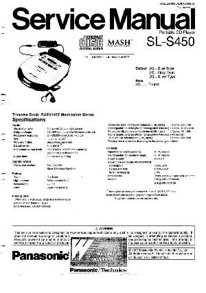 Сервисная инструкция Technics SL-S450  ― Manual-Shop.ru