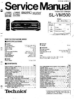 Сервисная инструкция Technics SL-VM500 ― Manual-Shop.ru