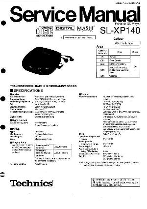 Сервисная инструкция Technics SL-XP140 ― Manual-Shop.ru