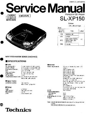 Сервисная инструкция Technics SL-XP150  ― Manual-Shop.ru