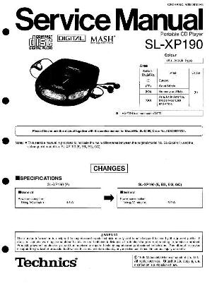 Сервисная инструкция Technics SL-XP190 ― Manual-Shop.ru