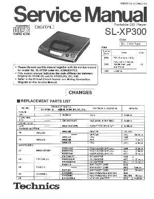 Сервисная инструкция Technics SL-XP300 ― Manual-Shop.ru