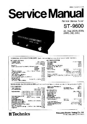 Service manual Technics ST-9600 ― Manual-Shop.ru