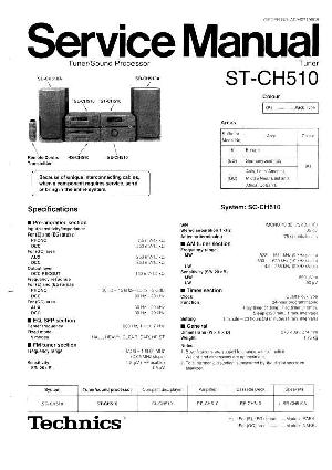 Сервисная инструкция Technics ST-CH510 ― Manual-Shop.ru