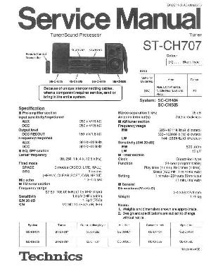 Сервисная инструкция Technics ST-CH707 ― Manual-Shop.ru