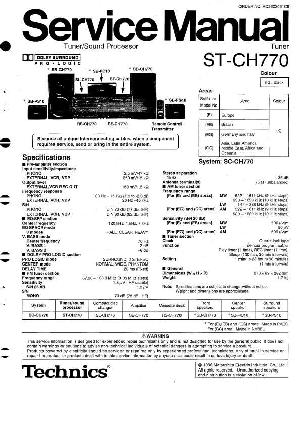Service manual Technics ST-CH770 ― Manual-Shop.ru