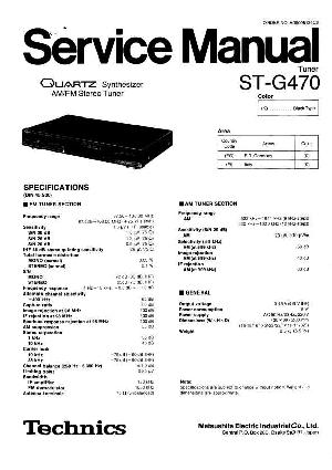 Сервисная инструкция Technics ST-G470 ― Manual-Shop.ru