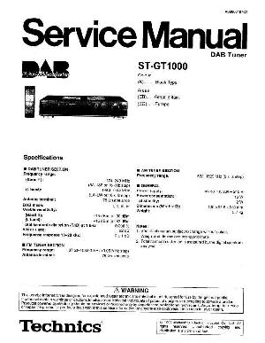 Service manual Technics ST-GT1000 ― Manual-Shop.ru