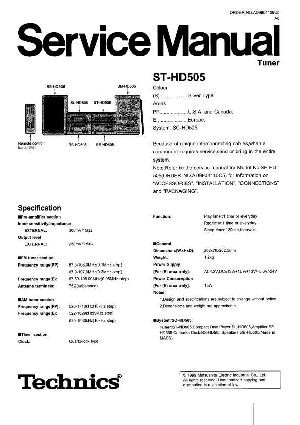Сервисная инструкция Technics ST-HD505 ― Manual-Shop.ru