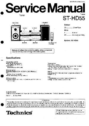 Service manual Technics ST-HD55 ― Manual-Shop.ru