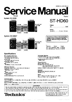 Сервисная инструкция Technics ST-HD60 ― Manual-Shop.ru