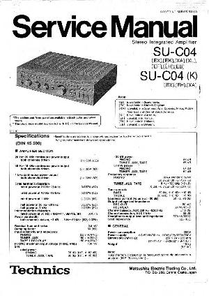 Сервисная инструкция TECHNICS SU-C04 ― Manual-Shop.ru