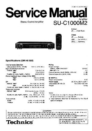 Service manual Technics SU-C1000M2 ― Manual-Shop.ru