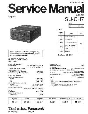 Сервисная инструкция Technics SU-CH7 ― Manual-Shop.ru