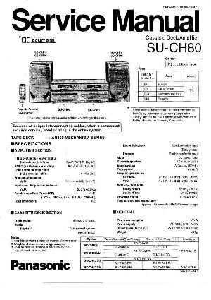 Сервисная инструкция Technics SU-CH80 ― Manual-Shop.ru