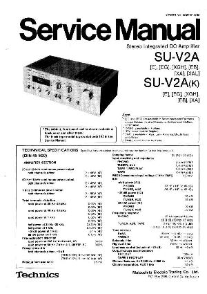 Сервисная инструкция Technics SU-V2A  ― Manual-Shop.ru