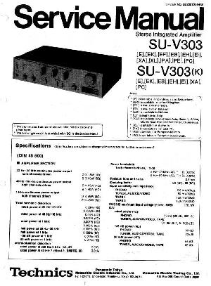 Сервисная инструкция Technics SU-V303 ― Manual-Shop.ru