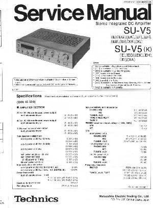 Сервисная инструкция Technics SU-V5 ― Manual-Shop.ru