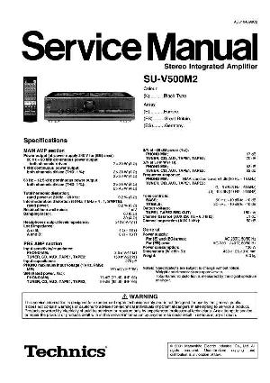 Service manual Technics SU-V500M2 ― Manual-Shop.ru