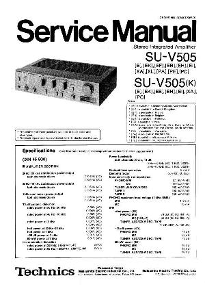 Сервисная инструкция Technics SU-V505 ― Manual-Shop.ru
