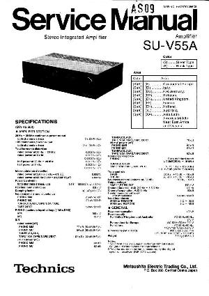 Сервисная инструкция Technics SU-V55A ― Manual-Shop.ru