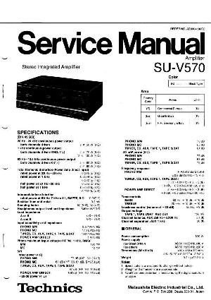 Сервисная инструкция Technics SU-V570 ― Manual-Shop.ru