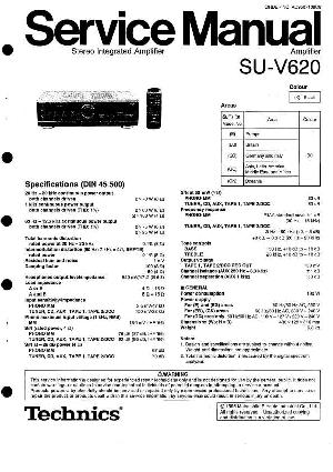 Сервисная инструкция Technics SU-V620 ― Manual-Shop.ru
