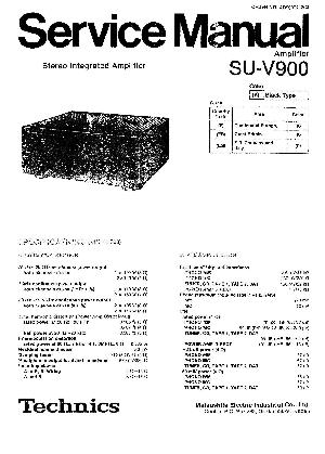 Сервисная инструкция Technics SU-V900 ― Manual-Shop.ru