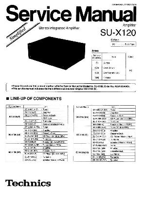 Сервисная инструкция Technics SU-X120 ― Manual-Shop.ru