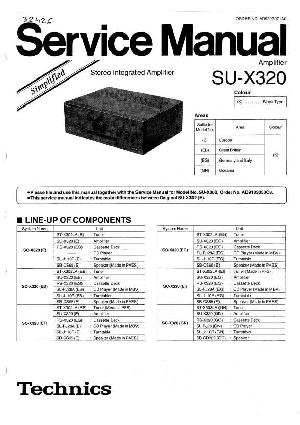 Сервисная инструкция Technics SU-X320 ― Manual-Shop.ru