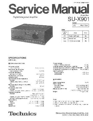 Сервисная инструкция Technics SU-X901 ― Manual-Shop.ru