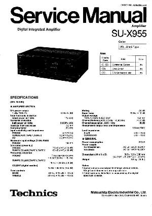 Service manual Technics SU-X955 ― Manual-Shop.ru