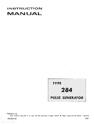 Service manual Tektronix 284 PULSE-GENERATOR ― Manual-Shop.ru