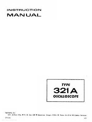 Сервисная инструкция Tektronix 321A OSCILLOSCOPE ― Manual-Shop.ru