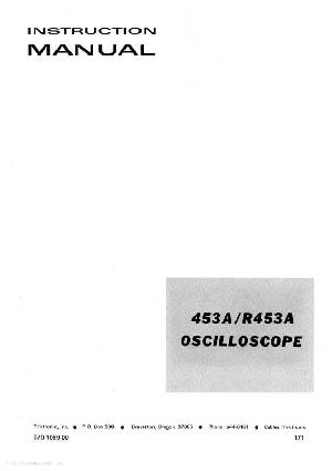 Сервисная инструкция Tektronix 453A Oscilloscope ― Manual-Shop.ru