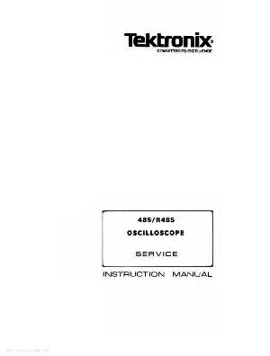 Сервисная инструкция Tektronix 485 Oscilloscope ― Manual-Shop.ru