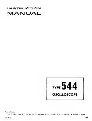 Service manual Tektronix 544 Oscilloscope ― Manual-Shop.ru