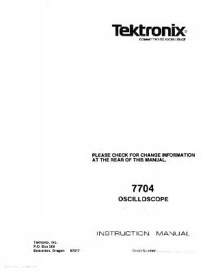 Сервисная инструкция Tektronix 7704 ― Manual-Shop.ru