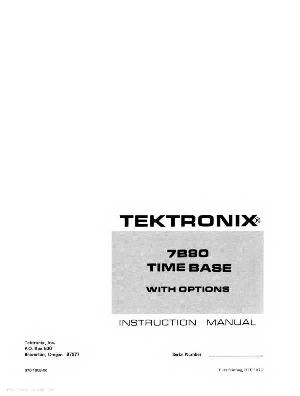Сервисная инструкция Tektronix 7B80 ― Manual-Shop.ru