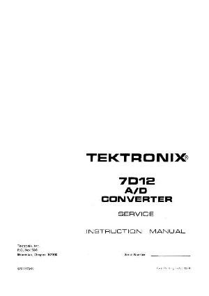 Service manual Tektronix 7D12 ― Manual-Shop.ru